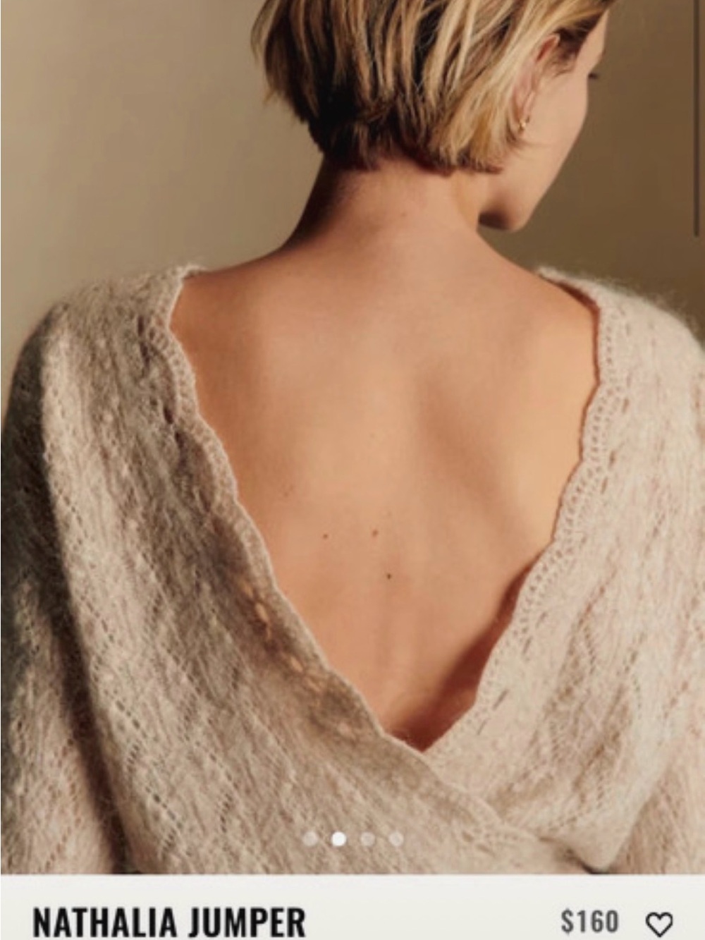 Off-the-Shoulder Sweater - Cream